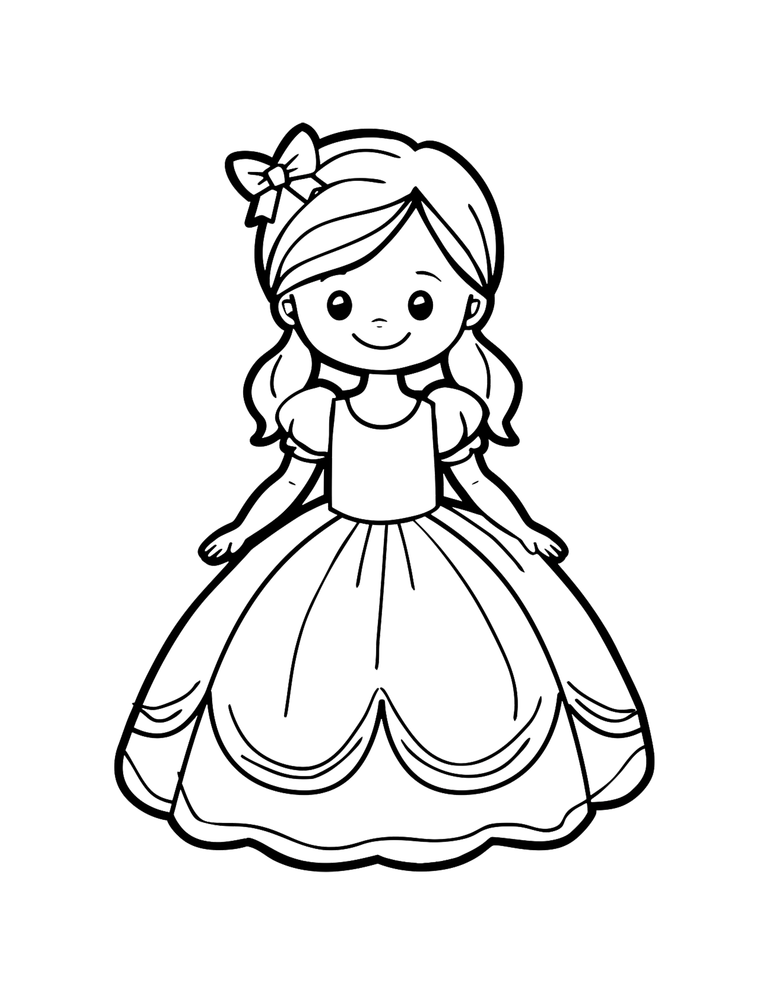 Free Princess Coloring Pages